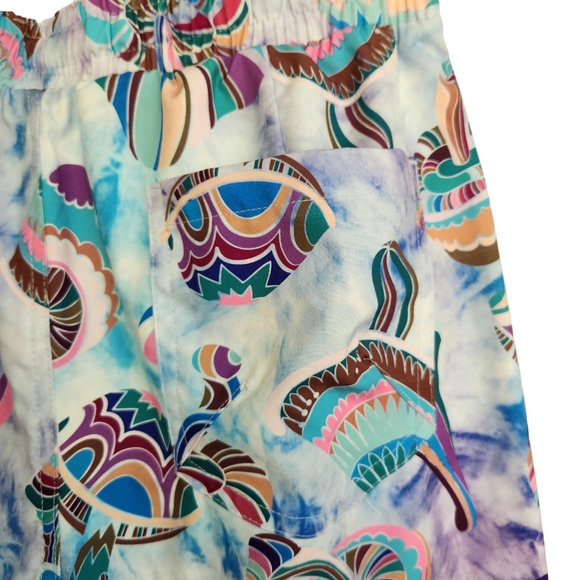 Fresh Prints of Bel Air Swim Trunks - Multicolored Space Mushrooms - Picture 5 of 6